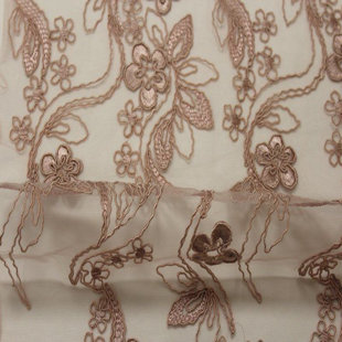 UNIQUE QUALITY FABRICS Embroidered Mesh Fabric, Lace Netting Material for Sewing, Dresses, Gowns, Skirts, Veils, Drapery,