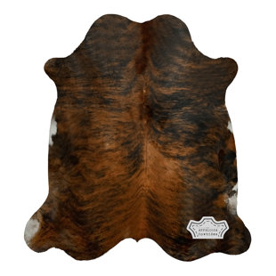 APPALOOSA COWHIDES Natural Medium Brindle Cowhide Rug