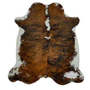 APPALOOSA COWHIDES Natural Medium Tricolor Cowhide Rug