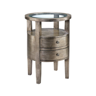 STEIN WORLD Glass Top 2 - Drawer End Table