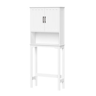 RIVERRIDGE HOME RiverRidge Monroe Over the Toilet Spacesaver Bathroom Medicine Storage Cabinet with Adjustable Shelf - White