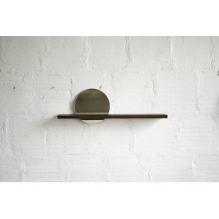 THE IRON ROOTS DESIGNS Walnut Floating Shelf