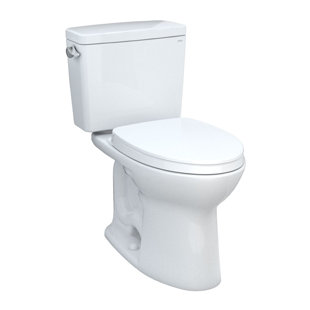 TOTO Drake® 1.6 GPF Elongated Two-Piece Toilet with Tornado Flush (Seat Included)