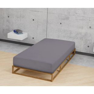 BIBERNA 100% Cotton Jersey Knit Fitted Sheet