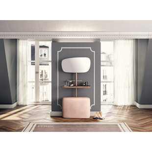 NOMON Tocador Solid Wood Vanity with Mirror