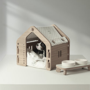 WEELYWALLY Wood Dog House