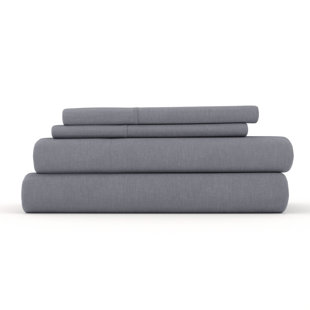 BECKY CAMERON Linen Bamboo-Blend Breathable Luxury Bed Sheet Set
