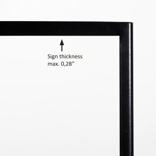 MT DISPLAYS Floor Standing Sign Holder