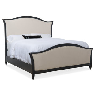 CANORA GREY Kaleeah Upholstered Wingback Bed