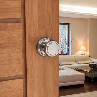 Holli Darby Home Co Prestige Alcott Passage (Half & Closet) Knob with Circle Rosette