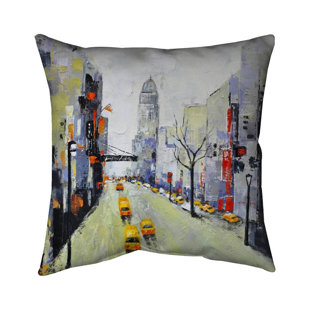 BEGIN EDITION INTERNATIONAL INC. Abstract Throw Pillow