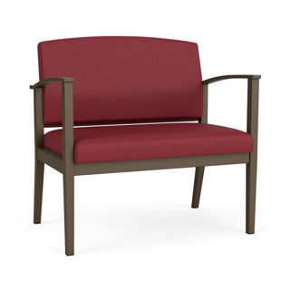LESRO Amherst Steel Waiting Reception Bariatric Chair Metal Frame
