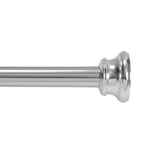 KENNEY TWIST & FIT 72'' Straight Tension Shower Curtain Rod