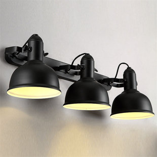 KWOKING Vintage Industrial 3-light Wall Sonce