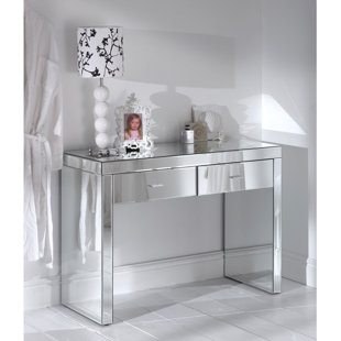 HOMES DIRECT 365 106cm Glass Console Table