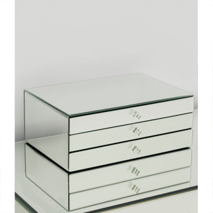 HOMES DIRECT 365 Glass Jewellery Box +