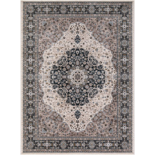 CONCORD GLOBAL TRADING Medallion Ivory Area Rug