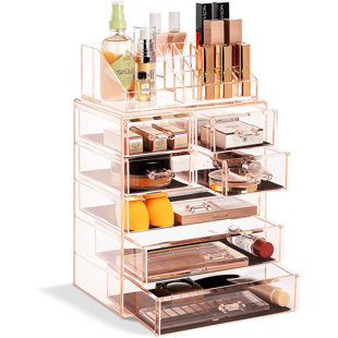 SORBUS Acrylic 16 Compartment Makeup Organizer