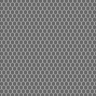 MEROLA TILE Metro Glossy .89" x .89" Hex Porcelain Honeycomb Mosaic Wall & Floor Tile