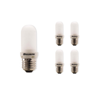 BULBRITE INDUSTRIES 150 Watt T7 E26/Medium (Standard) Dimmable 2900K Halogen Bulb (Set of 5)