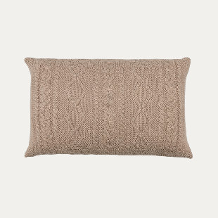 JOHANNA HOWARD HOME & ACCESSORIES Howard Cable Baby Alpaca Knit Throw Pillow