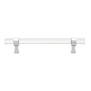 GLIDERITE HARDWARE 5-1/16" Center to Center Acrylic Bar Pull