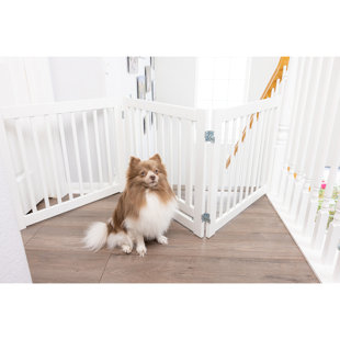 PRIMETIME PETZ Wood Free Standing Pet Gate