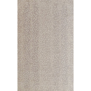 BOKARA RUG CO., INC. Animal Print Handmade Tufted Beige/Ivory Area Rug