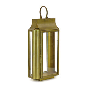 HGTV HOME COLLECTION Stainless Steel Tabletop Lantern