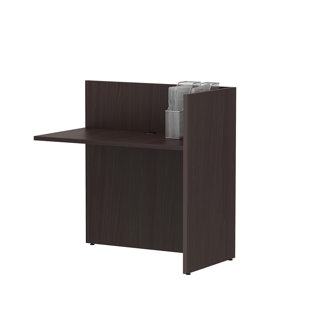 ALFA FURNISHING 40.94'' H x 41.33'' W Desk Return