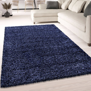 EBERN DESIGNS Currence Shaggy Blue/Navy Rug