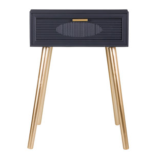 CANORA GREY Ajang 1 Drawer Bedside Table