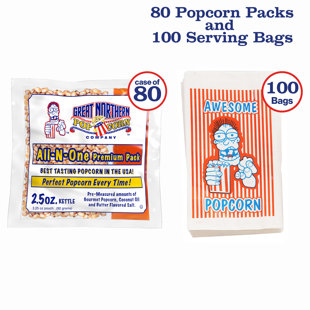 Great Northern Popcorn Popcorn Kernels, Popcorn Ingredients (Set of 80)