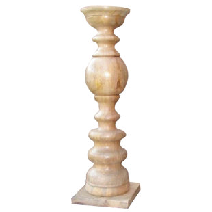 CANORA GREY Nideen Wood Floor Candlestick