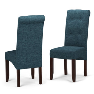 SIMPLI HOME Cosmopolitan Tufted Upholstered Side Chair (Set of 2)