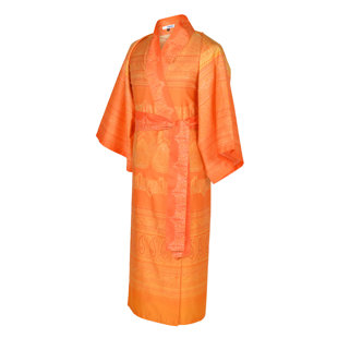 DECO MEX CO SRL Cotton Sateen Ankle Bathrobe