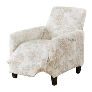 FRESHFOLDS Velvet Plush Stretch Recliner Slipcover