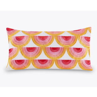 TRINA TURK RESIDENTIAL Satin Stitch Embroidered Linen Throw Pillow