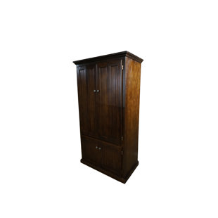 BREAKWATER BAY Neasa Solid Wood Armoire Desk