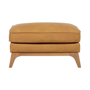 ALLMODERN Katavia Leather Ottoman