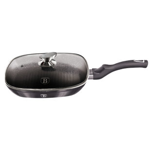 BERLINGER HAUS 28cm Non-Stick Aluminium Grill Pan / Griddle Set