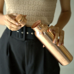 Copperwell 34oz. Copper Water Bottle