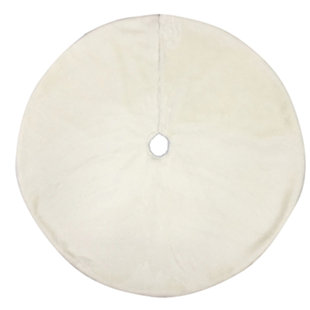 SEASONAL ABODE Solid Color Tree Skirt