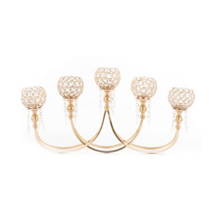 HOUSE OF HAMPTON® 13.25'' H Tabletop Candelabra