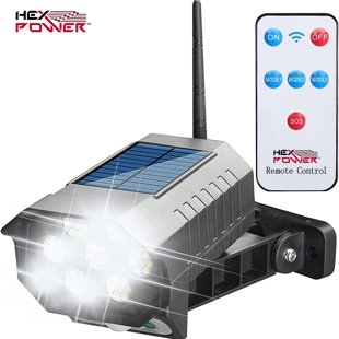 NATO SPORTY 3-Watt LED Solar Power Flood Light with Motion Sensor