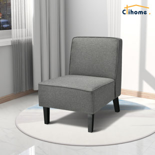 CLIHOME Upholstered Slipper Chair