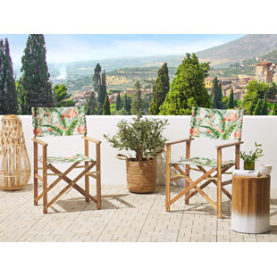 INBOX ZERO Fabric Patio Folding Chair Folding Chair Set