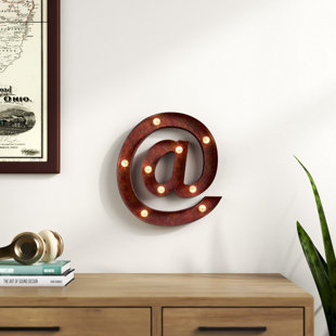 17 STORIES Metal Text Wall Decor