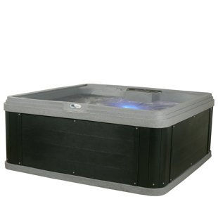 AQUALIFE® BY STRONG SPAS® Soothe 7-Person 70 Port 30 Stainless Jet Hot Tub with Stainless Heater, LED Lighting, Ice Bucket