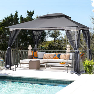 PABIN INC 13 Ft. W x 10 Ft. D Metal Patio Gazebo
